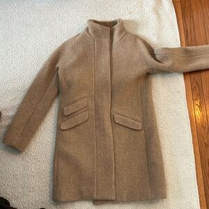 Like New J. Crew Camel Wool Coat